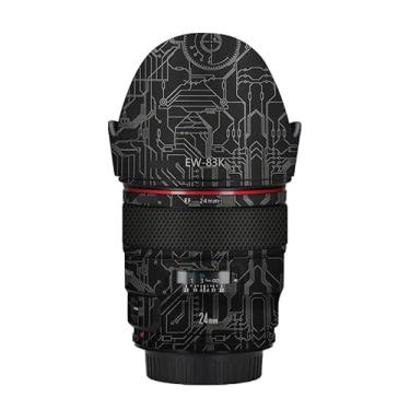 Imagem de EF 24 1.4 L II Protetor de Lente de Câmera Revestimento Película Protetora Vinil Película Adesivo Premium para Canon EF 24 mm F1.4 L II (Circuit Titanium)