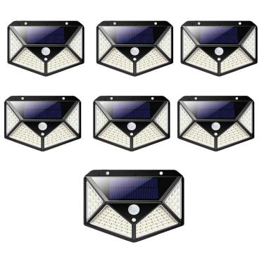 Imagem de Luminaria Solar 100 Leds 7 Uni Sensor Presença Andarela
