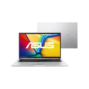 Imagem de Notebook ASUS Vivobook 15 AMD Ryzen7 5825U, 16GB, 512GB SSD, W11 , 15,6"FHD, Cool Silver - M1502YA-NJ655W
