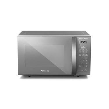 Imagem de Microondas Panasonic Dupla Refeição 27L Prata - NN-ST55LMRU