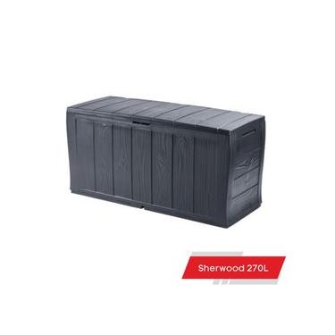 Imagem de Baú Multiuso Sherwood 270L - Grafite