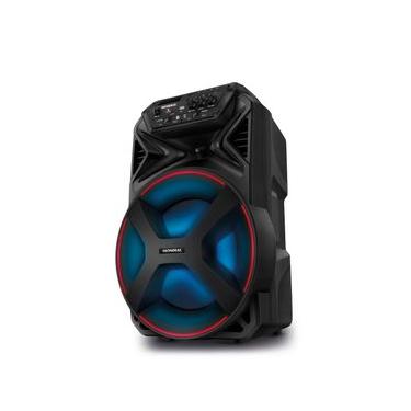 Imagem de Caixa Amplificada Connect Partyplus Mondial Preto 250W RMS CM-250 Bivolt