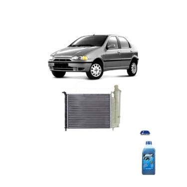 Imagem de Kit Radiador Palio 1.0 96> + Aditivo Radiador Visconde RV Cool Azul