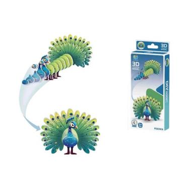 Imagem de Quebra-Cabeça 3D De Animais Para Crianças DIY Dinossauro Safari Oceâni