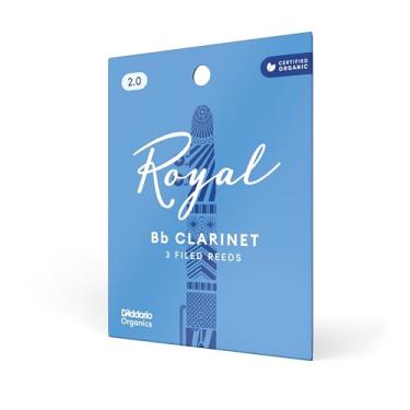 Imagem de Palheta para clarinete Royal by D'Addario Bb, pacote com 3, 2