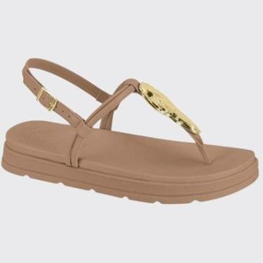 Imagem de Sandália Slide Feminina Flatform Tiras Cruzadas Moleca 5490.122.9569-Feminino