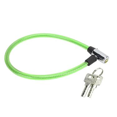 Imagem de KIMISS Cabo de Trava de Bicicleta Portátil Com 2 Chaves - Trava de Fio de Aço Resistente para Bicicletas, Motocicletas, Scooters e Muito Mais - Fácil para Travamento Seguro (#2)