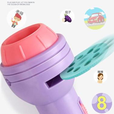 Imagem de Generic Brinquedo de Lanterna de Projetor de Ciências Educacionais Com Padrões de Animais Fofos, Fácil de Usar, Presente Ideal de Aniversário e Natal para Crianças (#16)