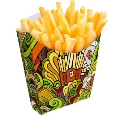 Imagem de Caixinha Para Batata frita Tam Pequeno 200un Verde - Pdv Print