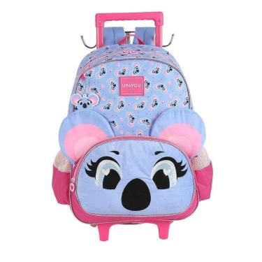 Imagem de Mochila de Rodinhas Com Alça Luxcel UP4You Coala Violeta-Feminino