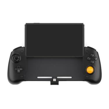 Imagem de Controlador de Interruptor para N-Switch/OLED, Substituição de Controlador de uma peça para N-Switch Pro Controler, Controlador de Remoto com Turbo Ajustável e Vibração de Motor Duplo