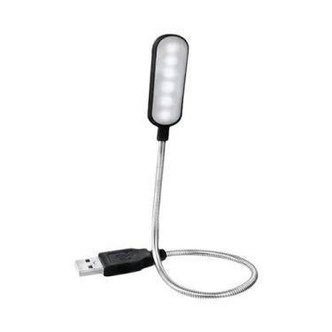 Imagem de Mini Luz De Leitura LED USB Flexível, Lâmpada Portátil Para Leitura No