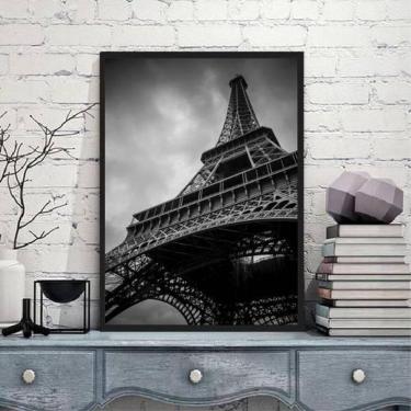 Imagem de Quadro Fotografia Torre Eiffel 24X18Cm - Com Vidro