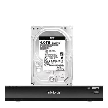 Imagem de Dvr Intelbras 8 Canais Imhdx 5108 Com Hd De 4tb Instalado