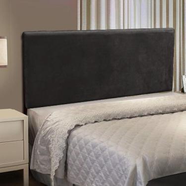 Imagem de Cabeceira Casal Queen Cama Box 160cm Painel Clean Suede M11 - D'Rossi 