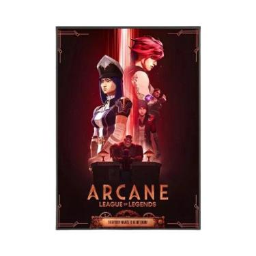 Imagem de Pôster Minimalista De Graffiti Da Série Jinx Arcane Temporada 2, Pintu