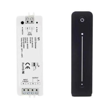 Imagem de Controle Remoto Sem Fio Touch LED Dimmer 2.4G RF 8A 12V 24V 36V 5V Par