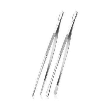 Imagem de Pinça De Cozinha Para Frutos Do Mar Em Aço Inoxidável De 12 Polegadas,