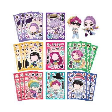 Imagem de Adesivos De Quebra-Cabeça De Anime DIY, Artesanato À Prova d'Água, 8, 