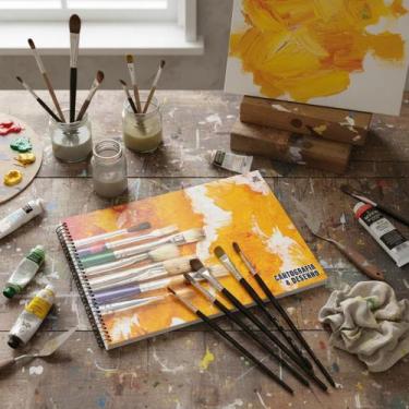 Imagem de Caderno de cartografia e desenho 60 folhas capa lisa com espiral - ANI