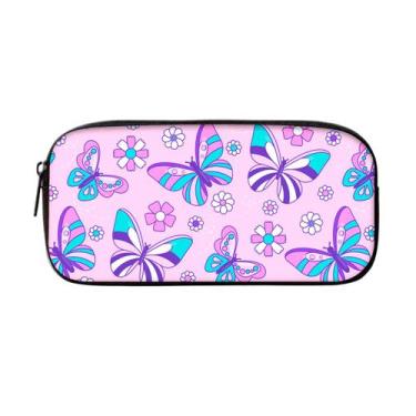 Imagem de Estojo Escolar Borboleta Rosa Volta as Aulas - Mochila