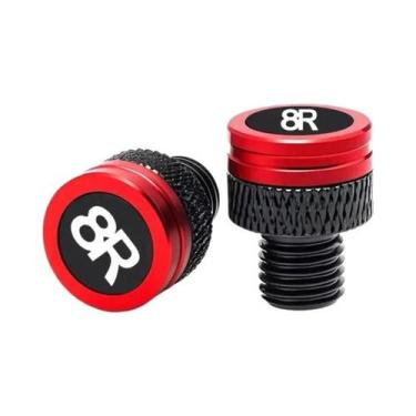 Imagem de Motocicleta cnc espelho retrovisor lateral buraco tampa plug acessório