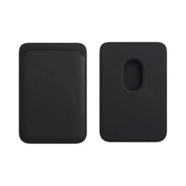 Imagem de Capa Magnética de Couro para iPhone 16 Pro Max 15 14 13 12, Porta Cart