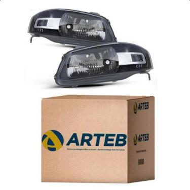 Imagem de Par Farol Volkswagen Gol Parati Saveiro G4 - KIT