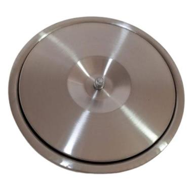 Imagem de Lixeira Pia Cozinha Embutir No Granito Em Inox Escovado 8lt 25X30 CM -