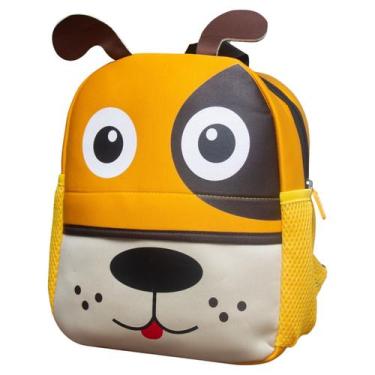 Imagem de Mochila Infantil Escolar Pre Escola Cachorrinho Amarelo Tok