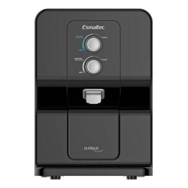 Imagem de Purificador Compressor Gelada Natural Preto 127v - Esmaltec, 110V
