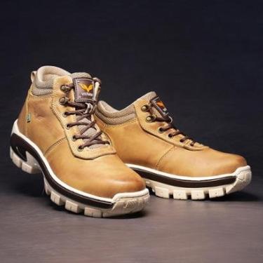 Imagem de Bota Coturno Masculino Adventure Couro Palmilha Gel Solado Tratorado Arizona Tennessee-Masculino