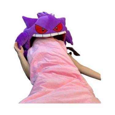 Imagem de Almofada De Dormir Kawaii Pokemon Gengar, Cobertor Super Macio De Dupl