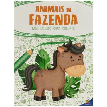 Imagem de Livro - Meu Mundo para colorir: Animais da Fazenda