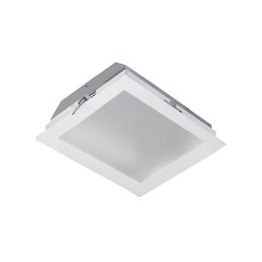 Imagem de Plafon Embutir Slim Acrílico LS 2 X El 20 X 20cm Branca Ref.896.86 - Incolustre