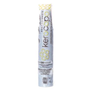 Imagem de Copo de Plástico Descartável PS Branco de 300ml Caixa com 2000 Unidades Kerocopo