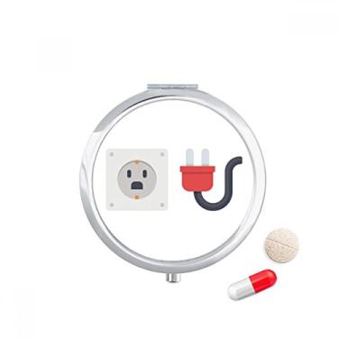Imagem de Tomada de plugue padrão diagrama de circuito, caixa de armazenamento de medicamentos, dispensador de contêiner