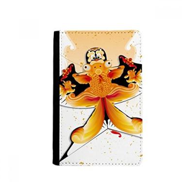 Imagem de Porta-passaporte com estampa de pipa de cultura tradicional chinesa porta-cartões Notecase Burse