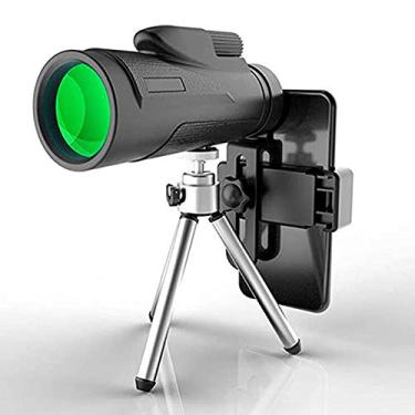 Imagem de Telescópio monocular, monóculo 12 × 50 HD de alta potência com suporte para smartphone e tripé impermeável para observação de pássaros Jogo Acampamento esportivo ao ar livre
