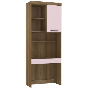 Imagem de Bancada de Estudos Modulada 90cm 1 Porta e 1 Gaveta Paris Luciane Móveis