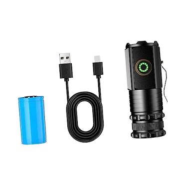 Imagem de Lanternas portáteis Luzes de portátil Pequena Clipe de iluminação na tampa Luz 5 modos para tenda Escalada Pesca Trabalho em casa, Com poder