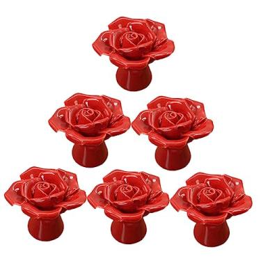 Imagem de OSALADI 18 Pcs puxador de armário gaveta maçaneta da porta rosa maçanetas e puxadores d...
