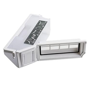 Imagem de Caixa de substituição para substituição de acessórios de aspirador de pó Ecovacs T10/T10 TURBO/X1, branca