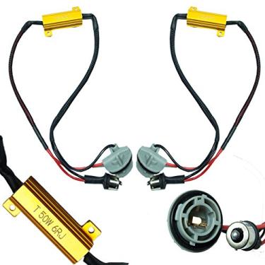 Imagem de PA Par 1156 lâmpada base Warning Error Cancellor Free Charge Resistor Decodificador de lâmpada LED