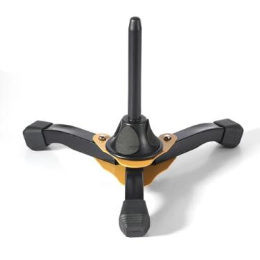 Imagem de Daconovo Tripé dobrável portátil para clarinete, flauta, oboé, instrumento de sopro, antiderrapante, leve, suporte, acessórios para clarinete