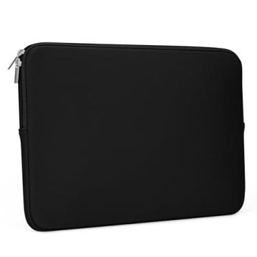 Imagem de MicaYoung Capa protetora para laptop de 14 polegadas, capa macia compatível com notebook Acer ASUS HP Dell Chromebook Thinkpad de 14 polegadas, preta