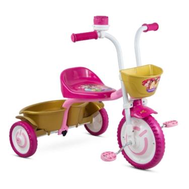 Imagem de Bicicleta Triciclo Infantil Nathor Homem Aranha Princesas
