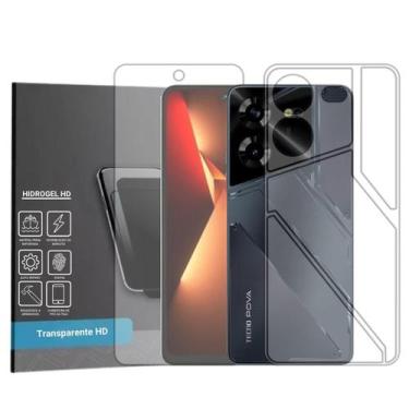 Imagem de Película Hidrogel HD Frente e Verso Para TECNO Pova 5 - GR Global Revo
