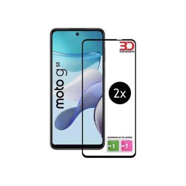 Imagem de Kit 2UN Pelicula de Vidro Temperado 3D para Motorola Moto G53 - XMART