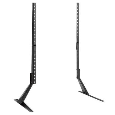 Imagem de Suporte Tv Base De Mesa 23 27 32 40 42 43 50 52 55 60 65 75 Cor Preto 